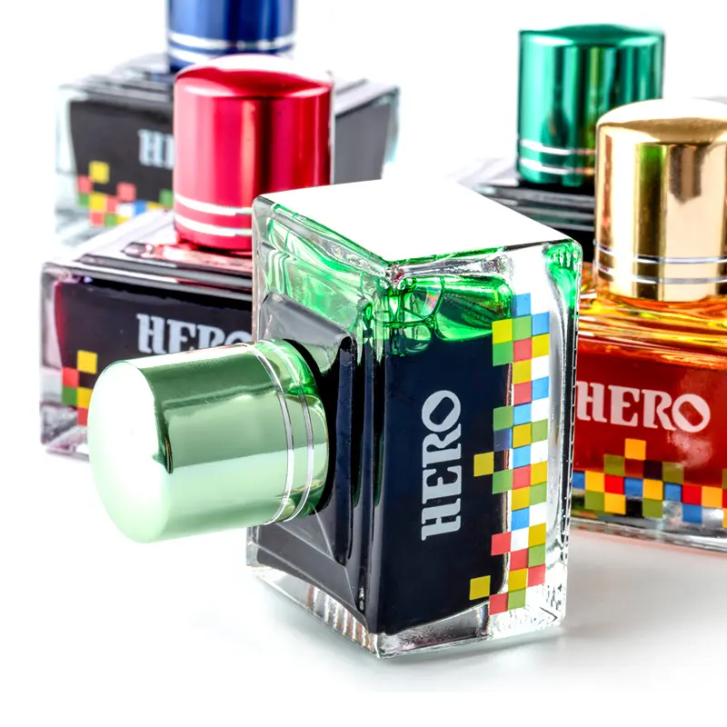 Mực hero không cặn khô nhanh 40ml 12 màu tươi sáng 5
