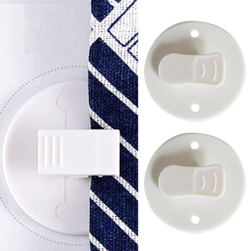 Product Introduction of Shower Curtain Clips Shower Windproof Splash Guard Self Adhesive Curtain Clips Home Decoration Accessories For Living Room 17