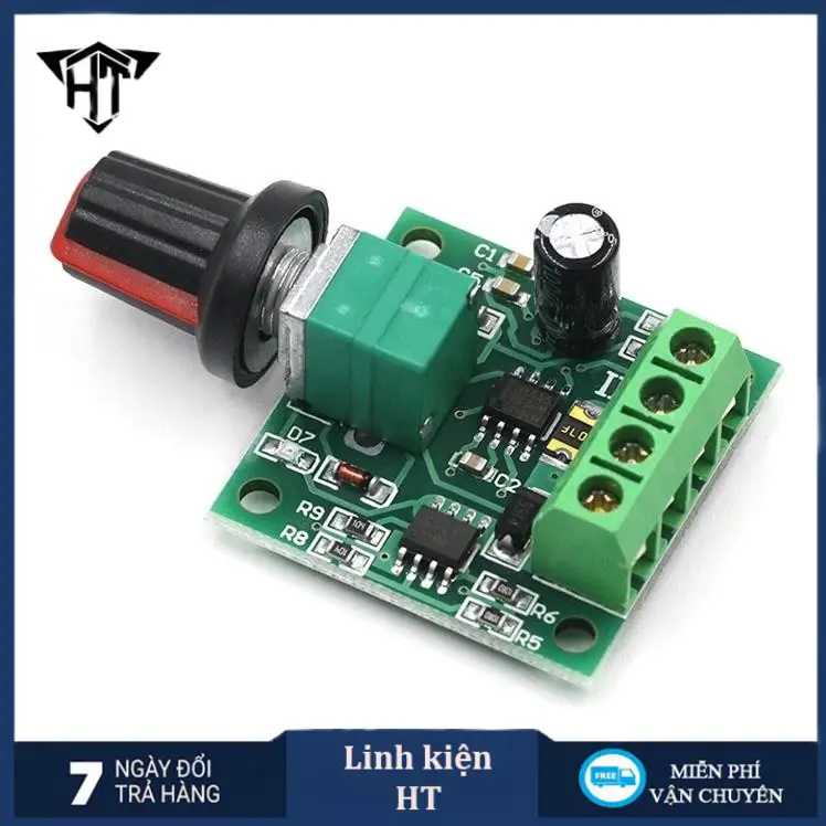 Mạch điều khiển tốc độ động cơ PWM 2A DC 1.8V-12V 1803BK