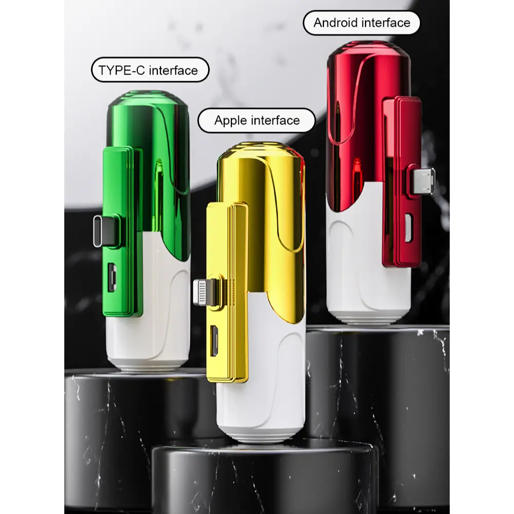 Fast Charging Portable Power Bank for Capsule Mobile Phone