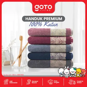 Goto [COD] Luxebrez Bath Towel Handuk Mandi Lembut Halus Motif Dewasa