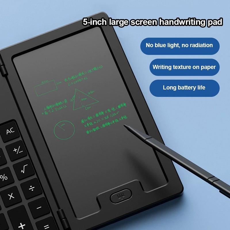 Product Introduction of upinon Professional 12-Digit Scientific Calculators With Stylus LCD Notepad Math Calculator Foldable Writing Pad Accounting Calculator Office 17