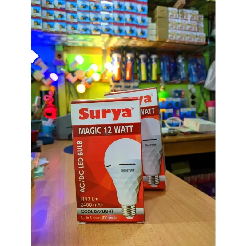 Lampu Led Emergency Otomatis Nyala Mati Lampu Surya Magic LED 18 W / 12 W/9 W 3