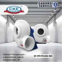 Gambar CKE Centrifugal Fan Blower Keong 8 Inch 220V Polypropylene Tahan Bahan Kimia Exhaust Fan Hisap Udara untuk Pabrik Laboratorium IPAL Ducting dari CKE Fan Official Kab. Tangerang 3 Tokopedia