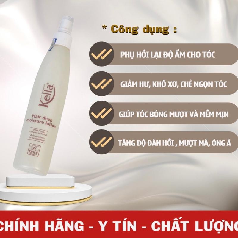 Xịt dưỡng kella , sữa dưỡng mềm tóc kella Nữ Chăm Sóc Tóc