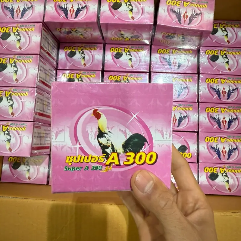 Tiêu kén, tiêu sưng A300 cho gà đá. 1 vỉ 10 viên ( uống 5-7  mồi lần 1 viên ) phụ  kiengachoi 0