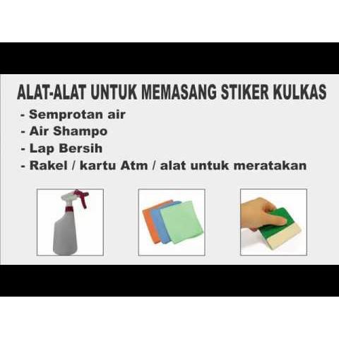 Sticker Bahan Vinyl Motif Butterfly Hijau untuk Kulkas 1 Pintu I 2 Pintu I Mesin Cuci I Kompor I Magic Com 1