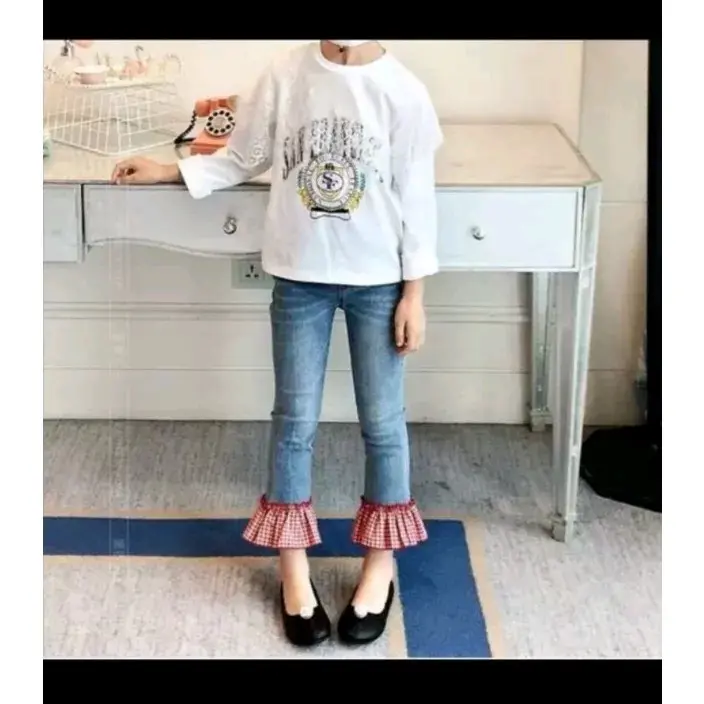 celana jeans cutbray import / celana panjang anak perempuan 1-6 tahun