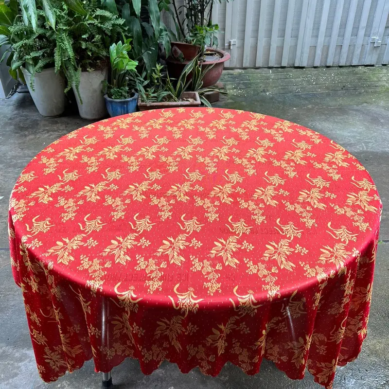 Khăn bàn gấm thun Bông Trúc Mai,sản phẩm hàng việt nam chất lượng cao 2