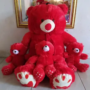 Boneka Beranak Bear Jumbo Induk 1 Anak 3