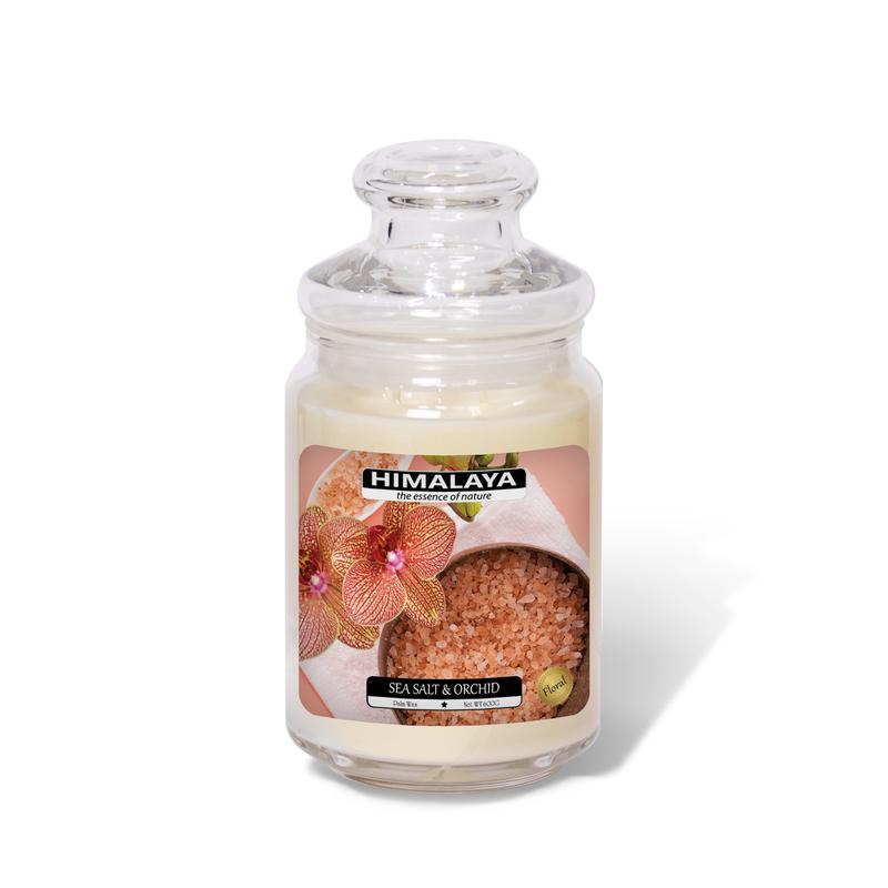 Nến thơm phòng cao cấp Himalaya - Sea Salt & Orchid 3
