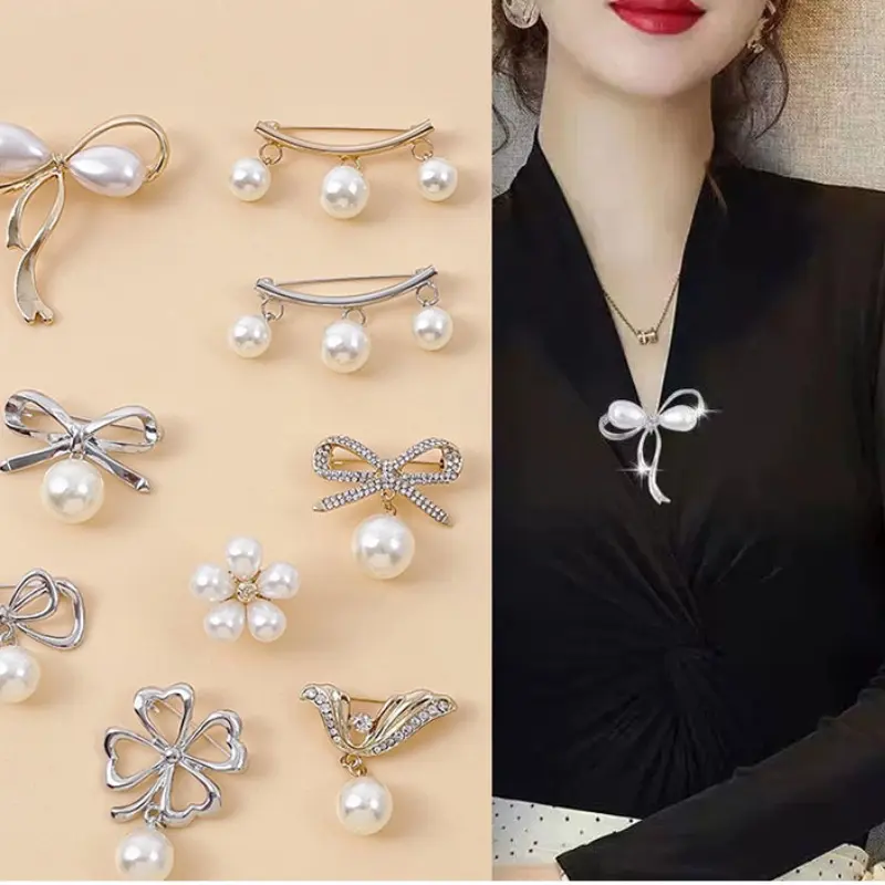 Trâm Cài Thời Trang, 3-10 Chiếc, Khí Quyển, Thích Hợp Cho Váy, Chống Mài Mòn, Cao Cấp, Dành Cho Nữ, Khóa Ghim, Cố Định Cho Quần Áo Và Áo Cardigan 0