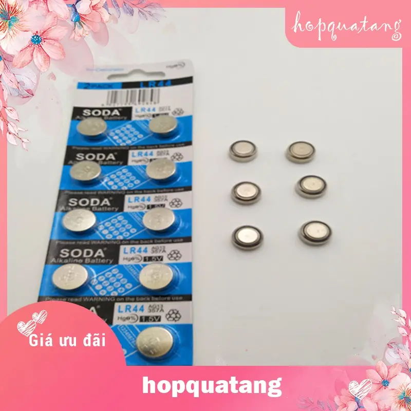 Pin cúc áo LR44 AG13 LR1130 AG10 CR2032 LR626 LR621 AG4 LR41 AG3 (vỉ 10 viên) 2