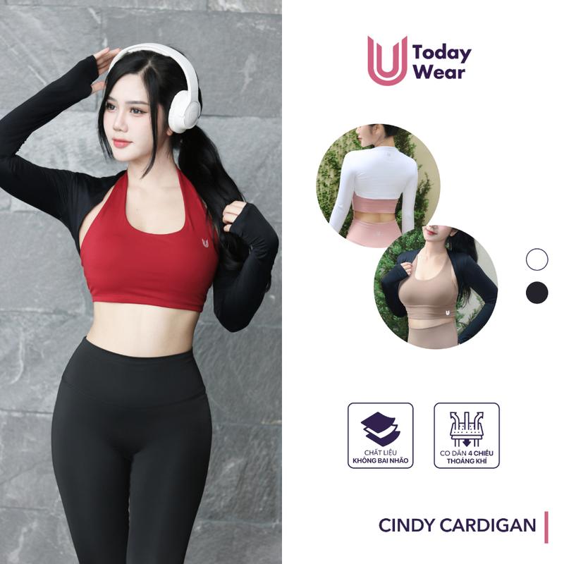 Cindy Cardigan - Áo khoác ngoài Today U Wear tập gym, yoga, thể thao nữ dài tay  mềm mịn co giãn thoáng mát Tập Thể Dục