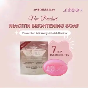 NEW PRODUK Niacitin Brightening Soap by Arvil (isi 1 pcs)