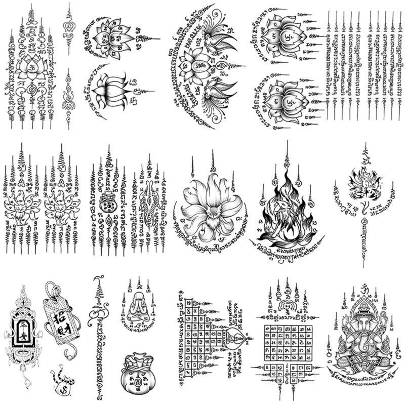 Hình Xăm Dán Biểu Tượng Văn Bản, Không Thấm Nước Và Lâu Trôi, Hình Xăm Nửa Vĩnh Viễn, Hình Xăm Cánh Tay Hoa Cánh Tay, Dành Cho Nam Và Nữ