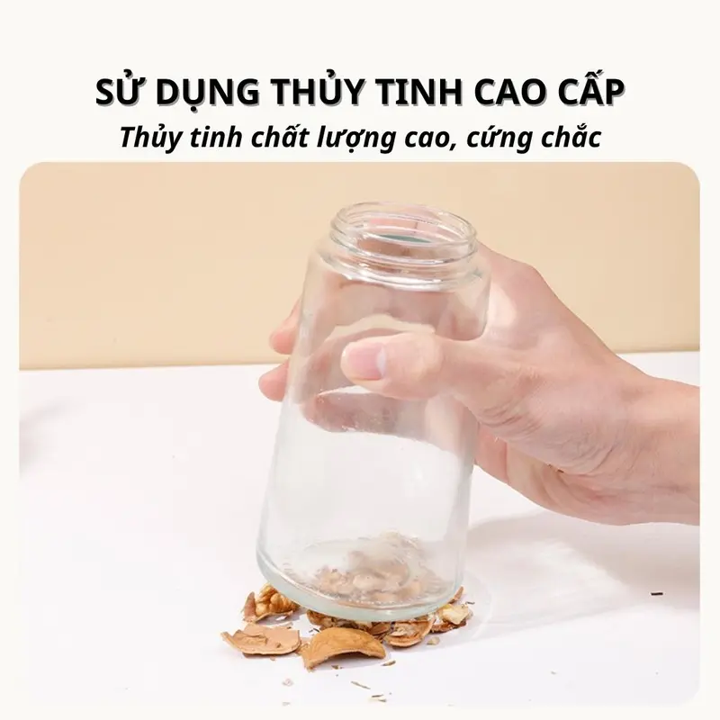 Chai đựng dầu ăn bằng thủy tinh 470ml có hai chức năng xịt phun sương và rót dầu ăn cao cấp thích hợp dùng khi nấu ăn 6