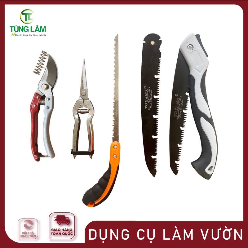 Dụng cụ làm vườn kéo cắt kéo tỉa cưa lách cưa gập giúp cắt tỉa dọn vườn cây cảnh cây bon sai một cách dễ dàng và nhanh chóng - Dụng cụ nông nghiệp Tùng Lâm