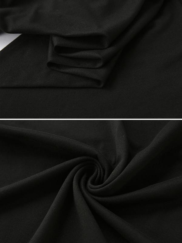 Men's Plain V Neck Loungewear Tee, Regular Fit Casual Soft Comfortable Short Sleeve T-shirt for Summer, Men's Sleepwear for Indoor Wear 6