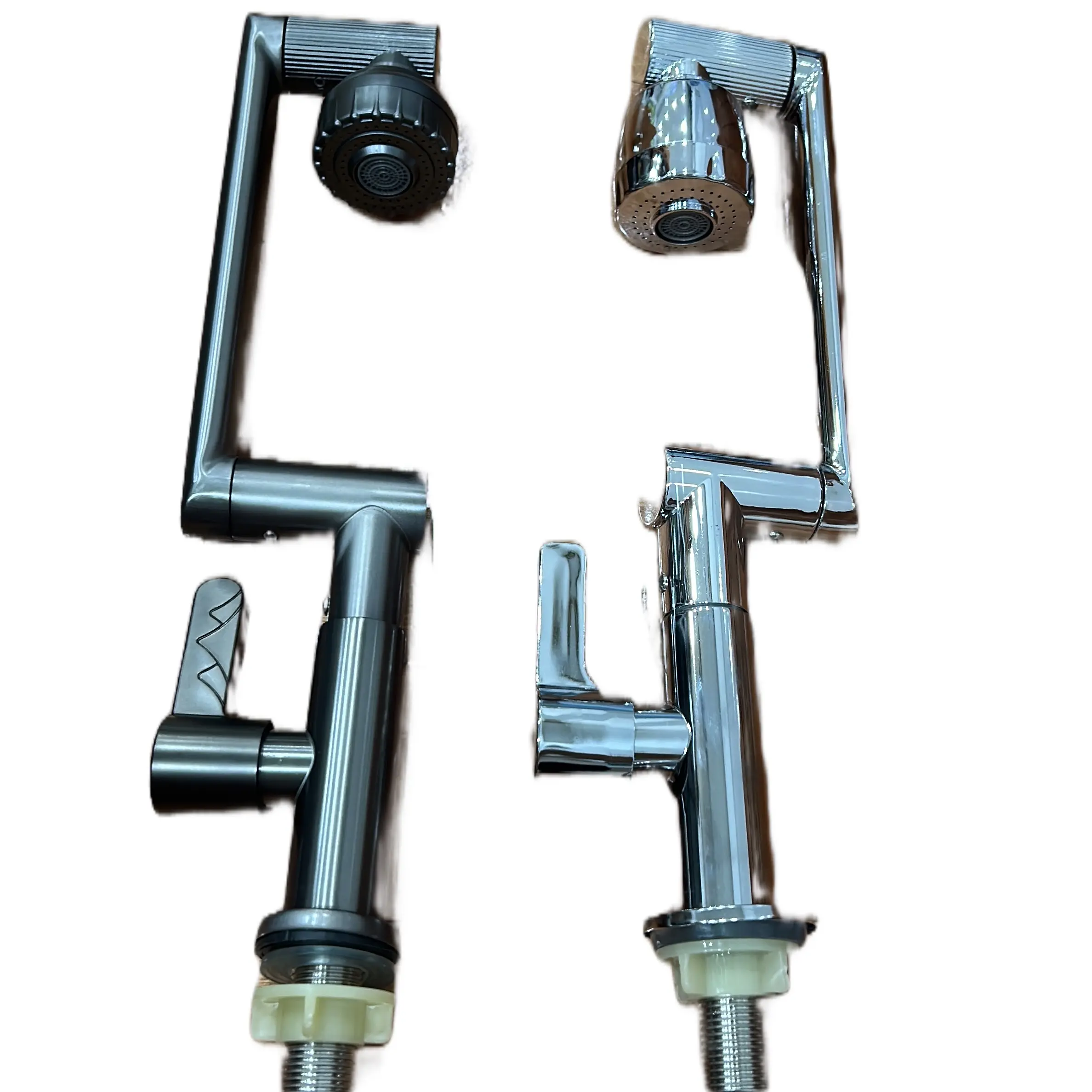 Vòi lavabo lạnh inox 304 có khớp nối xoay 720 độ