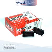 Gambar Benex Binder Clip Benex 51 mm Jumbo Size Edisi Paper Clip & Penjepit Kertas No 260 Original dari Bambifiles Store Kota Depok 2 Tokopedia