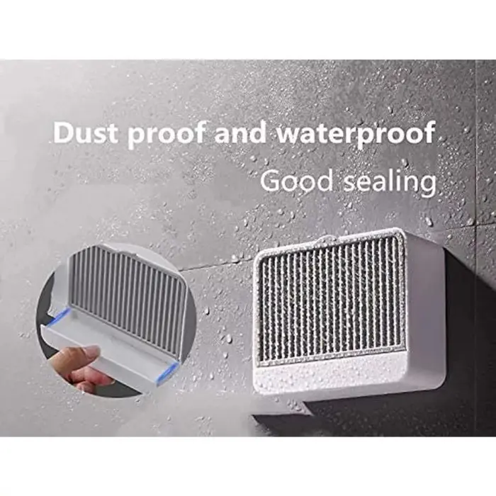 Wall Soap Tempat Sabun Batang Kamar Mandi Dinding Tempel Dapur Wastafel Drain Box Soap Multifunction Bar Soap Box Anti Debu Air Dust Proof Waterproof Dengan Pengering Soap Bar Organizer Open Flip 7
