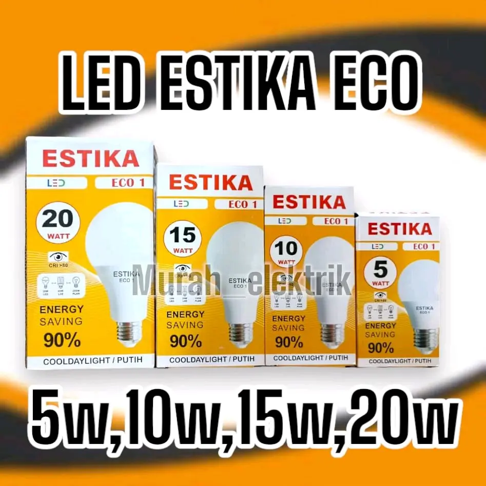 LED ESTIKA ECO/LED ESTIKA / LED ESTIKA 5W10W15W20W Lampu
