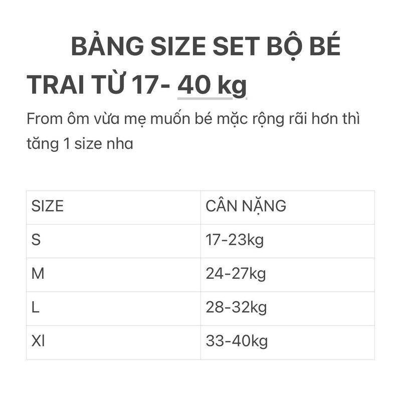 Product Introduction of Combo 3 Bộ quần áo bé trai size đại từ 17kg đến 40kg. Bộ đồ bé trai dáng quần đùi áo cộc tay, phong cách Hàn Quốc, chất thun co giãn thoải mái,tuổi từ 5 đến 14 tuổi. 0