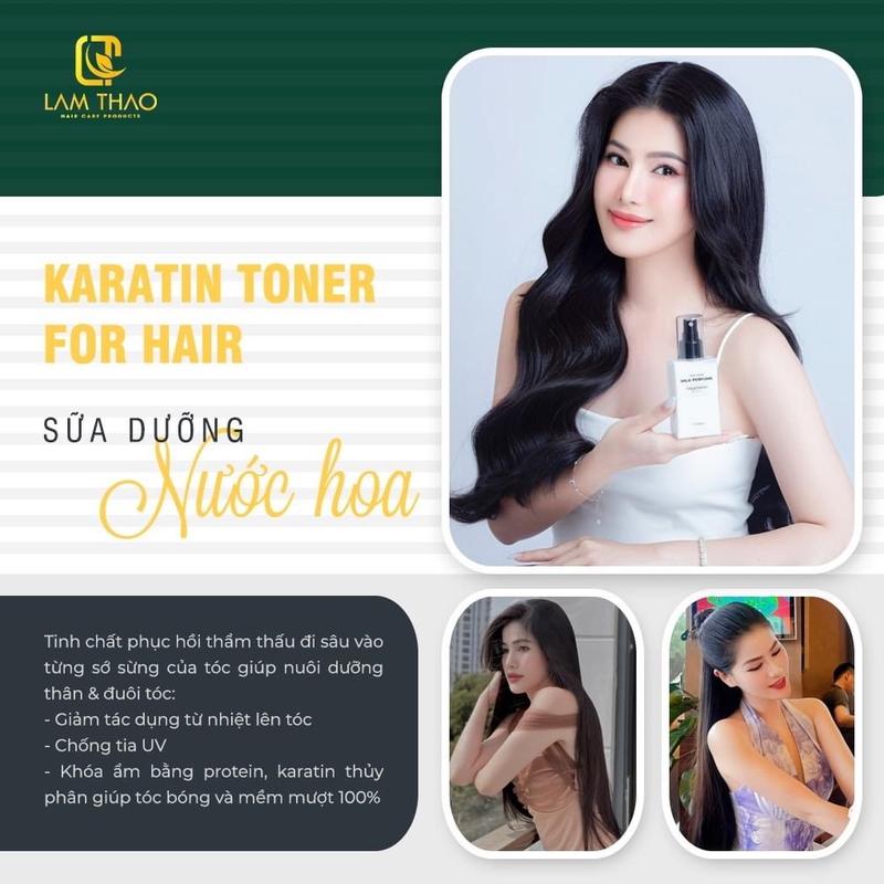 Sữa dưỡng nước hoa chống tia UV cho tóc - Lam Thảo Haircare Dưỡng Tóc