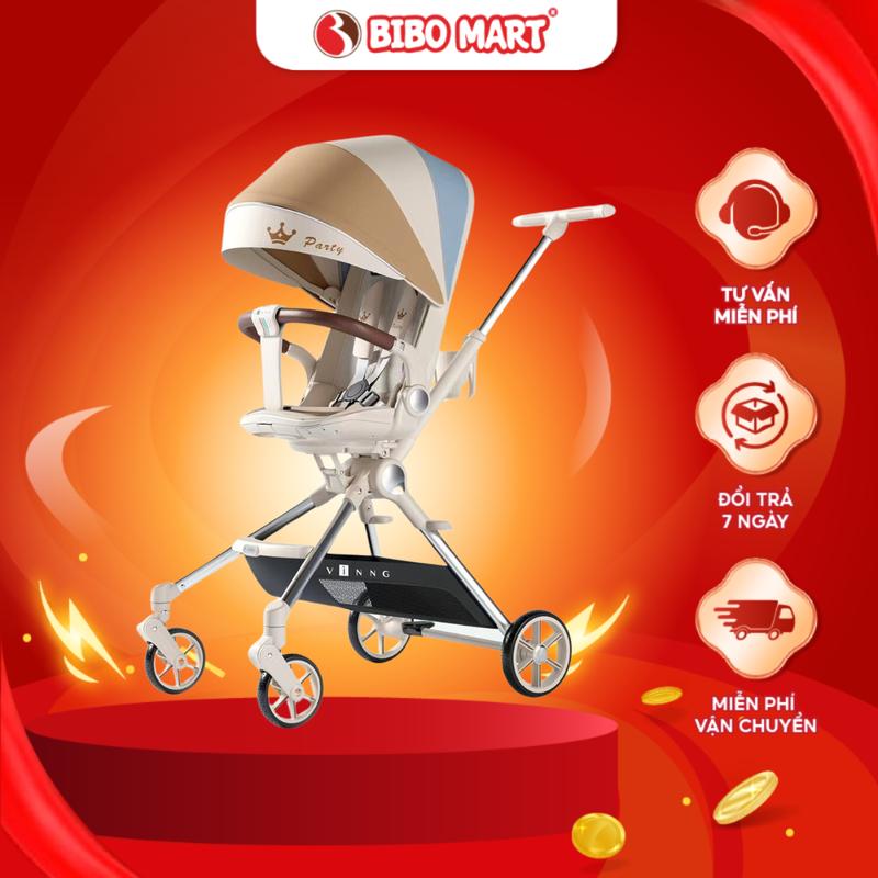 Xe đẩy cao cấp Vinng Q7 mái che nhiều màu