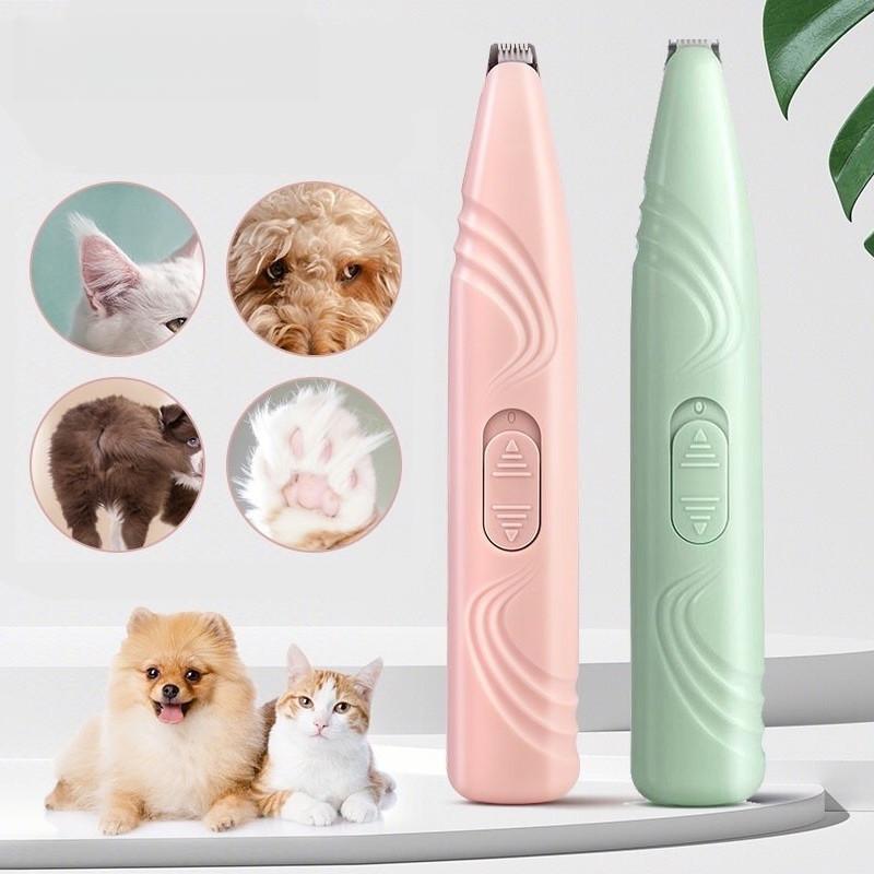 Tông Đơ Cạo Lông Bàn Chân Chó Mèo,Chuyên Dụng Cắt Tỉa Cạo Lông Cho Chó Mèo có thể sạc cổng cắm USB