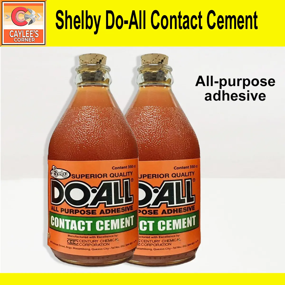 All Purpose Rugby Shelby Do-All All-purpose Adhesive Rugby-alternative Contact Cement ...