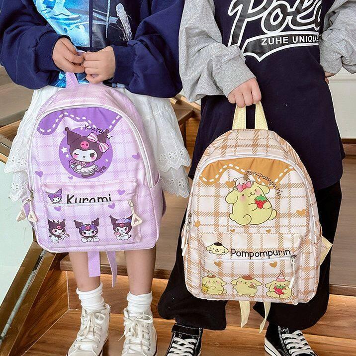 B&B Girl Kids Bag Kuromi Cinnamoroll Melody Sanrio Backpack Beg Sekolah School Bag Kindergarten Beg Budak Murah Beg Tadika Taska Beg Kanak-Kanak Melody Bag Hello Kitty Bag Cinnamoroll Bag Women's Bag Cute Cartoon Backpack 3