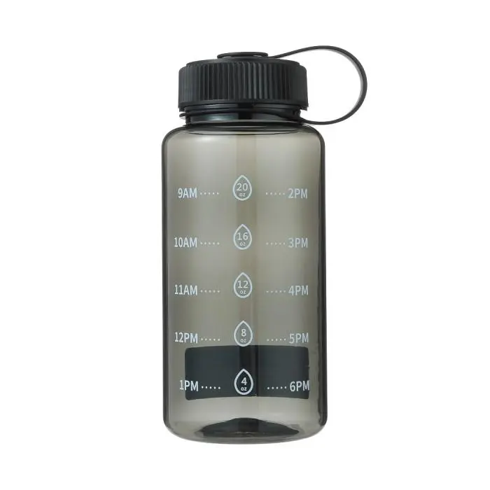 MINISO Plastic Cool Water Bottle with Handle - 800mL (Black) P1901 0