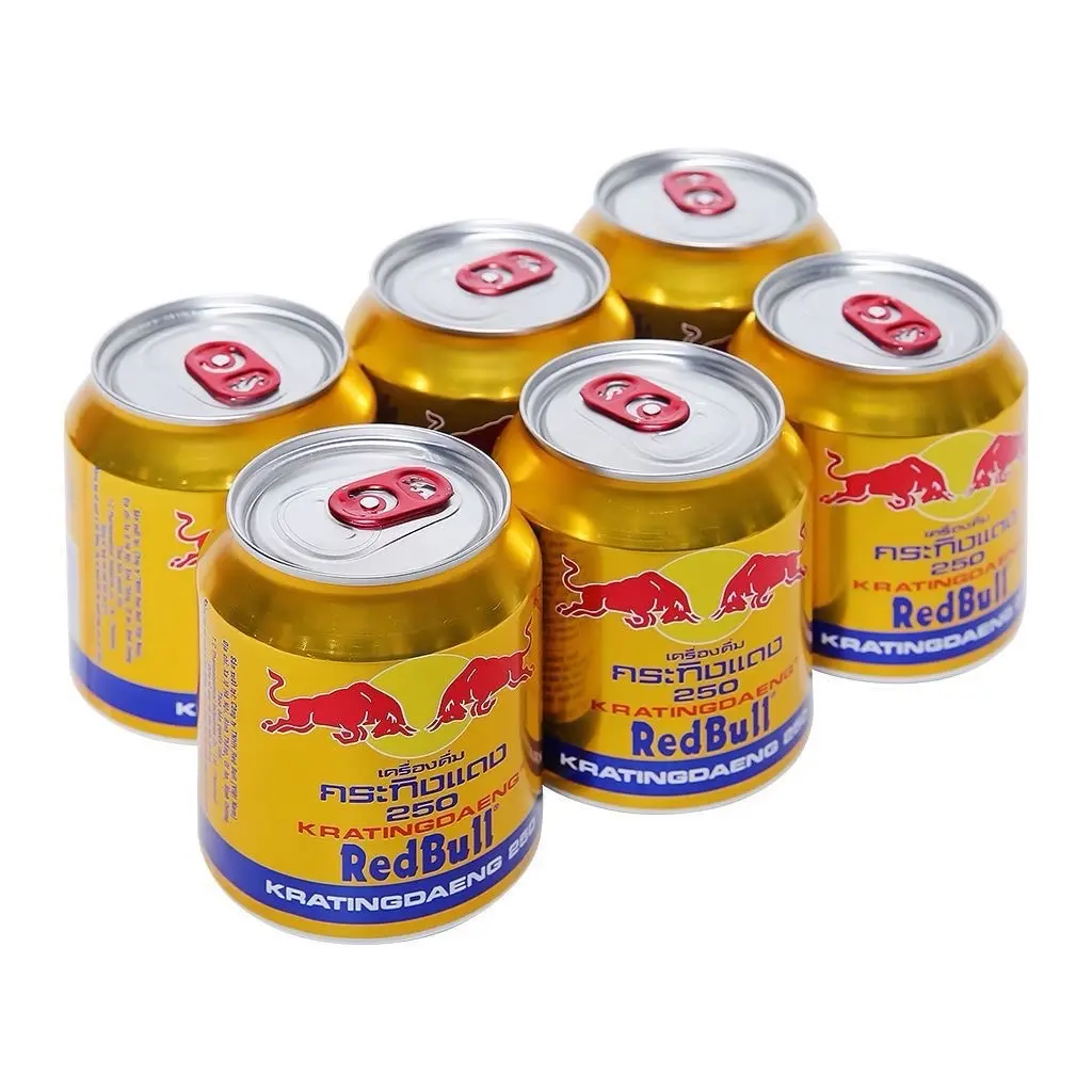 NƯỚC TĂNG LỰC BÒ HÚC REDBULL xịn sx tại thái lan lốc 6lon