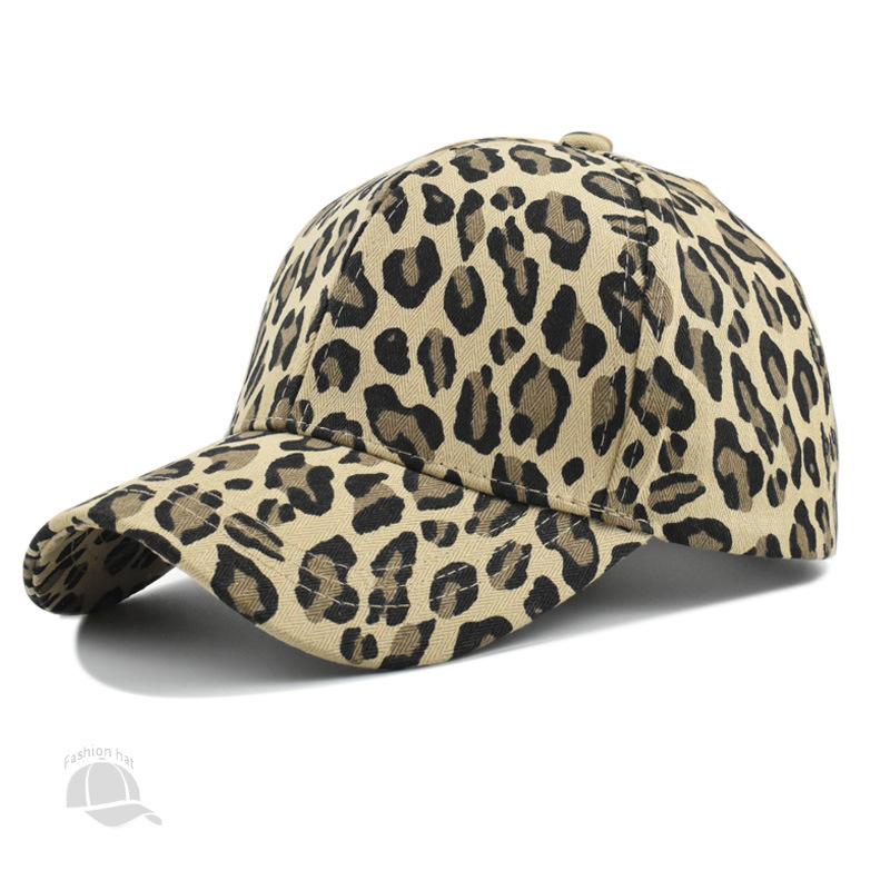 Product Introduction of Cross-Border New Arrival Dome Hat Men and Women Leopard Print Baseball Cap Outdoor Sun-Proof Fashion All-Match Ins Peaked Cap 9