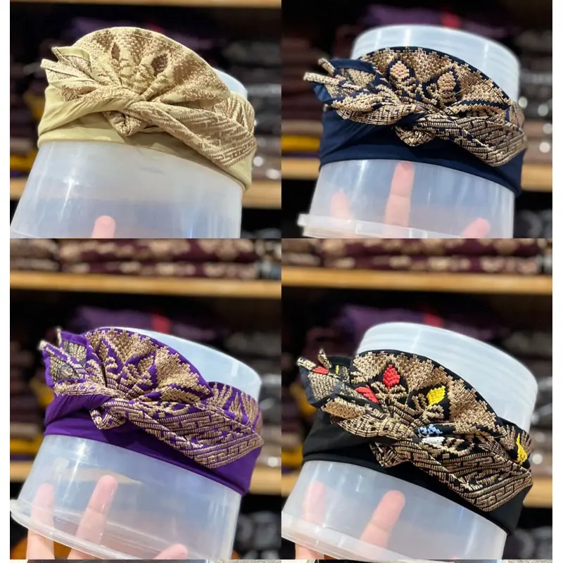 [GA Gallery] Udeng Semi Songket Jangar Rimpit Premium - Pria Dewasa / Anak Motif