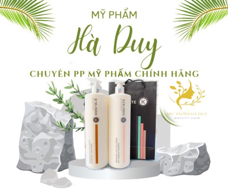 BỘ DẦU GỘI XẢ KOSIFATE DƯỠNG SINH MỀM MƯỢT 1000ML*2 Chăm Sóc Tóc