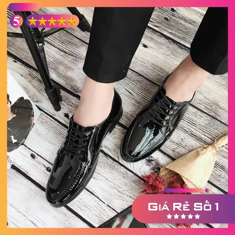 Giày tây nam cao cấp > giày da nam thời trang buộc dây hiện đại Moca > Đế giày khâu chắc chắn> Phù hợp đi làm, dự tiệc, chơi Shoes 2