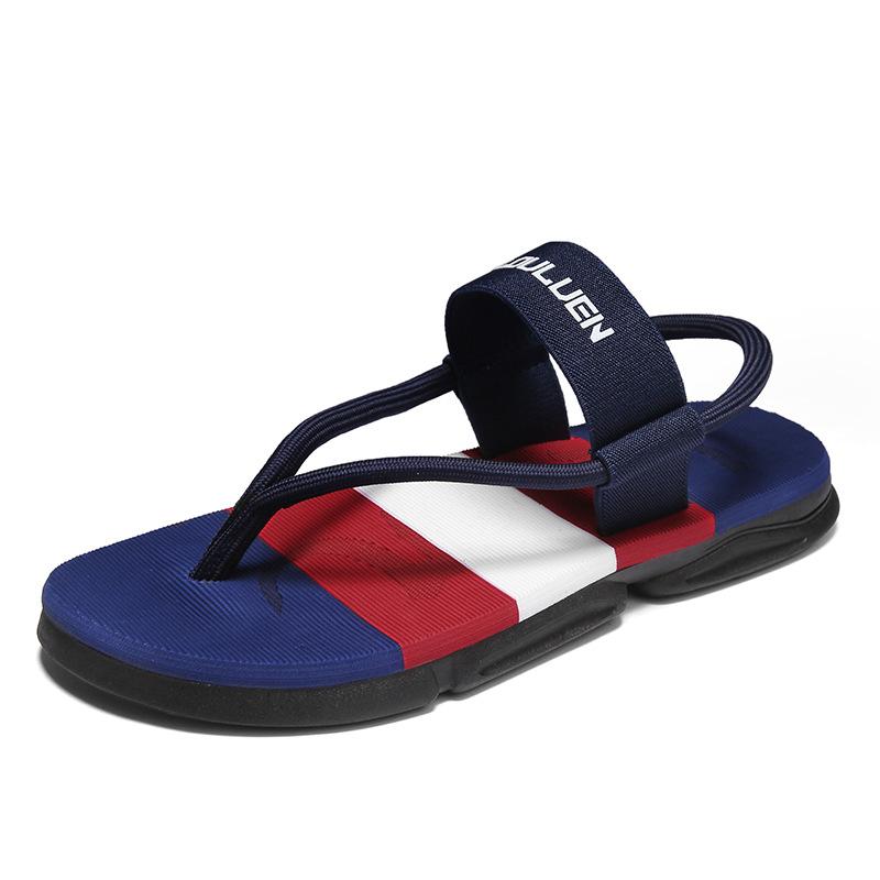 New Men's Sandals Dual-Use Outdoor Casual Beach Shoes Men's Foreign Trade Slippers Men's Platform Non-Slip 5
