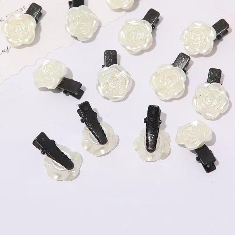 Product Introduction of New Korean girls' hair clip multifunctional French sweet tea hair clip, with a small fragrance mini duckbill clip, suitable for women's accessories hair  clips 14