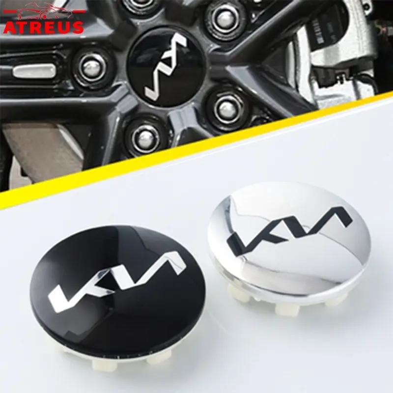 Chụp mâm kia 58mm kiểu mới sử dụng xe KIA MORNING K3 CERATO FORTE CARENS SORENTO RONDO và nhiều xe kia khác lỗ 58mm