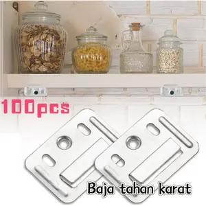100pcs Klip WPC Wall Panel Stainless Steel Clip Wall Panel Clip WPC Clip Untuk Hiasan Dinding