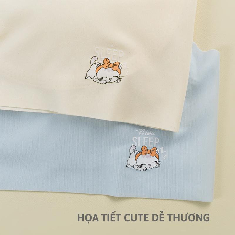 Áo Lót Su Cho Bé Gái Mút Rời Chất Mát Co Giãn 4 Chiều Thông Thoáng Cả Ngày Dài Lê Ngọc 443 6