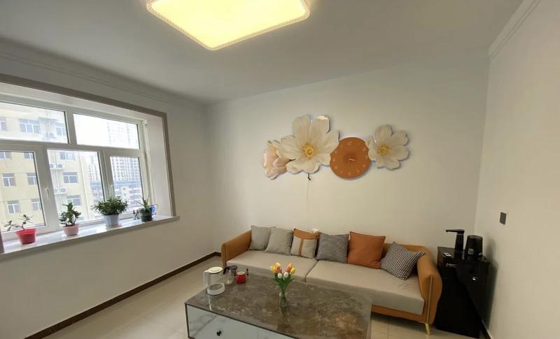 Product Introduction of Tranh Decor Hoa Đồng Hồ Mới Siêu Đẹp Treo Tường Phòng 50*100cm - Xưởng Tranh Miền Trung - Decor Phòng, Trang Trí Nhà Phòng Khách Tráng Gương Decor Tường tranh  treo led cắm 16