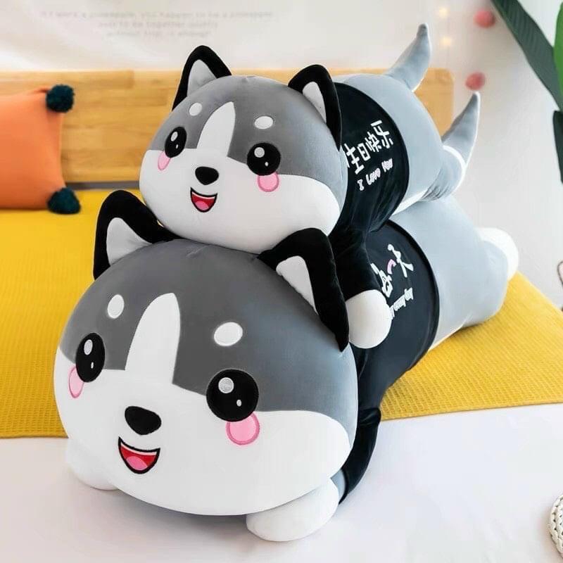 Gấu bông mèo lười Husky - size m2,m5 + kèm gấu nhỏ Bộ quà tặng Bé trai Bé gái Thú Bông Toy