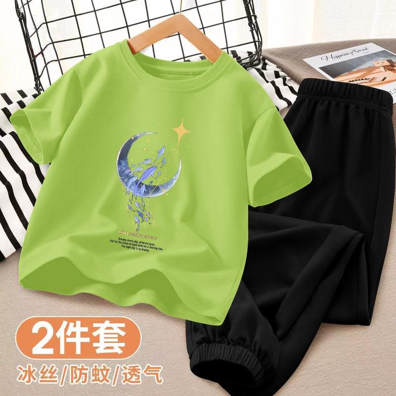 Product Introduction of Sut Musim Panas Lelaki, Pakaian Kanak-kanak, Slim Fit, Gaya Lelaki, Sesuai untuk Pelajar, Gaya Korea, Sut Dua Keping, Ketibaan Baru untuk 2025 12