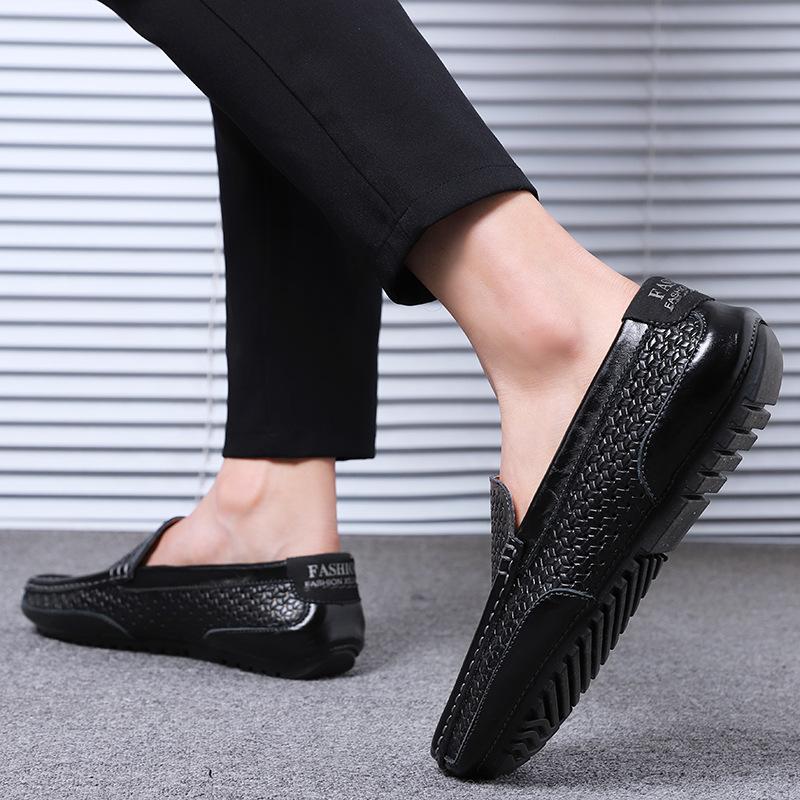 Product Introduction of Giày Da Cho Nam, Khâu Tay, Da Thật, Phong Cách Anh Quốc Ruoshuai, Xuyên Biên Giới, Ngoại Cỡ, Thiết Kế Khoét Lỗ Giày Doug Shoes 20