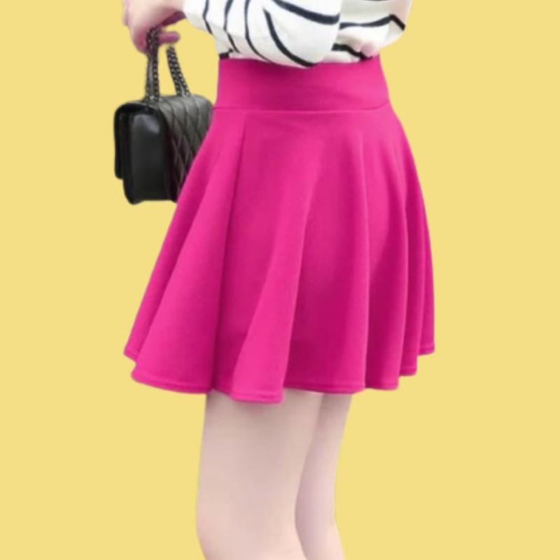 rok pendek/rok pendek wanita/rok senam pendek/rok wanita terbaru/rok korea Formal Panjang Scuba Variasi Santai Mini 3