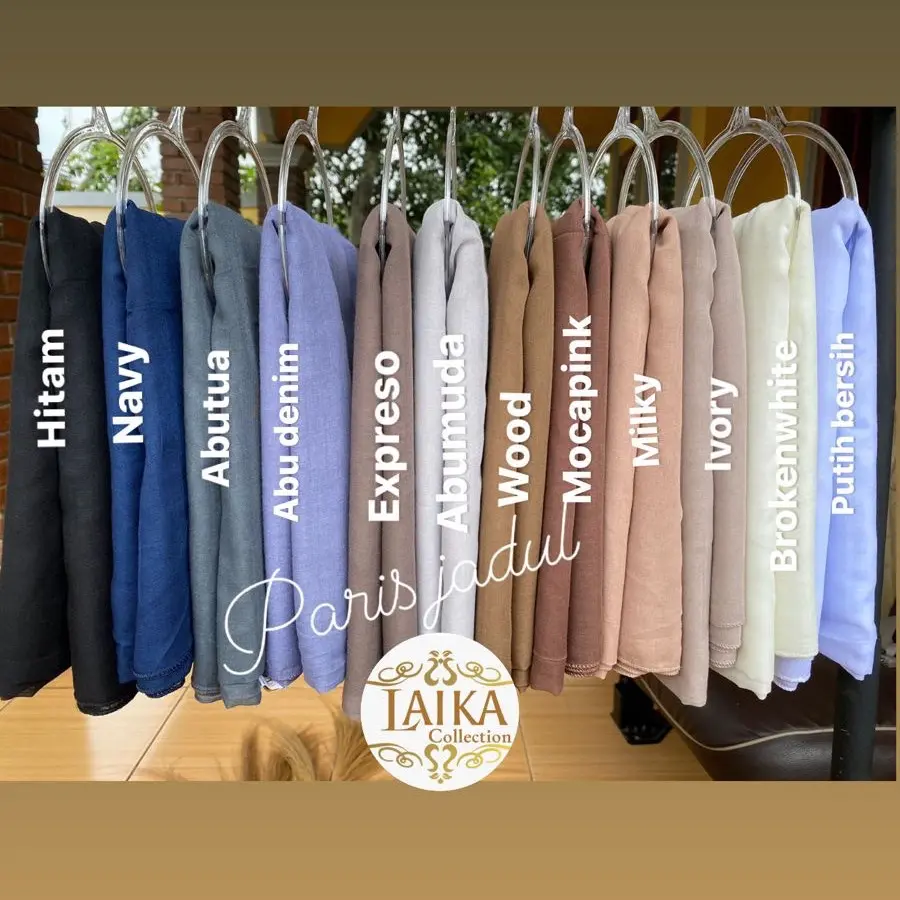 Hijab segi empat paris Nyaman